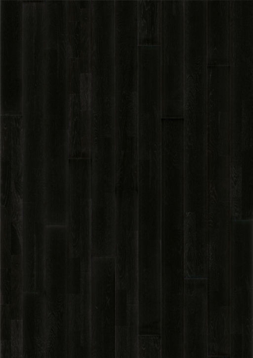 Kahrs Nouveau Charcoal Oak Engineered 2-Strip Wood Flooring, Brushed, Matt Lacquered, 200x3.5x15 mm