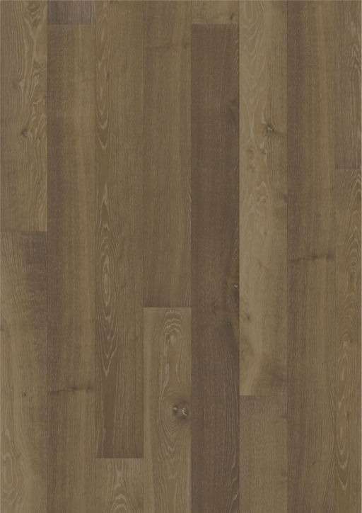 Kahrs Nouveau Greige Oak Engineered 1-Strip Wood Flooring, Light Smoked, Brushed, Matt Lacquered, 187x3.5x15 mm