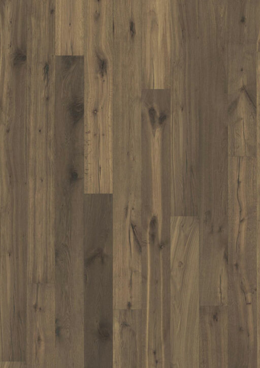 Kahrs Ombra Oak Engineered Wood Flooring, Light Smoked, Brushed & Oiled, 187x15x2420mm