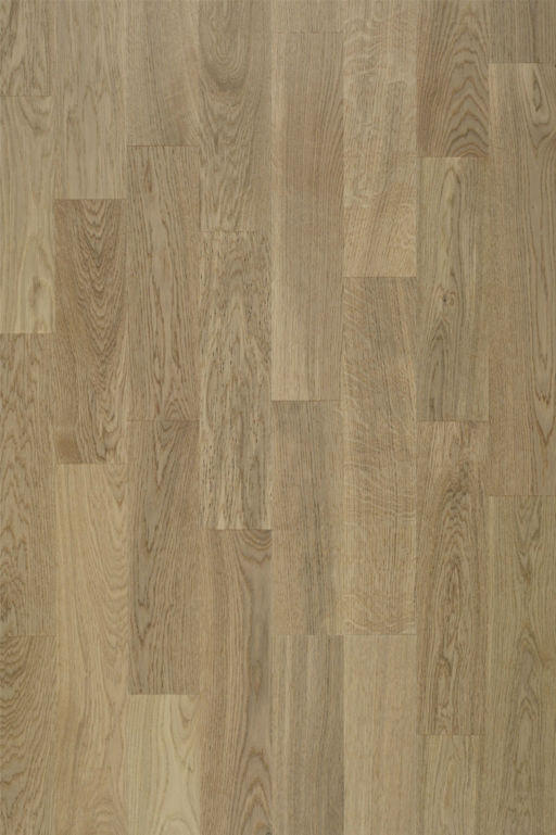 Kahrs Portofino Oak Engineered 2-Strip Wood Flooring, White, Matt Lacquered, 200x3.5x15 mm