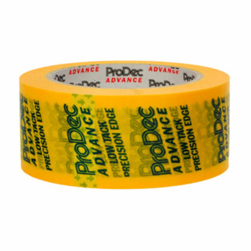 Low Tack Precision Masking Tape, Yellow, 48mm, 50m