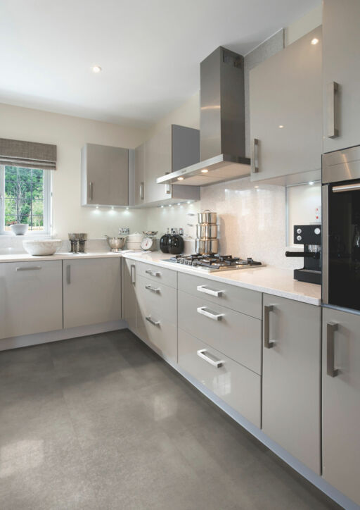 Luvanto Pace Tiles, New York Grey Luxury Vinyl Flooring, 305x4x610mm