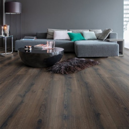 Quickstep Majestic Desert Oak Brushed Dark Brown Laminate Flooring 9 5 Mm