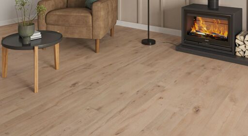 Meafors Engineered Oak Flooring, Rustic, Brushed & Lacquered, 190x14x1900mm Image 2