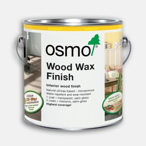 Osmo Wood Wax Finish Transparent, Mahogany, 0.75L