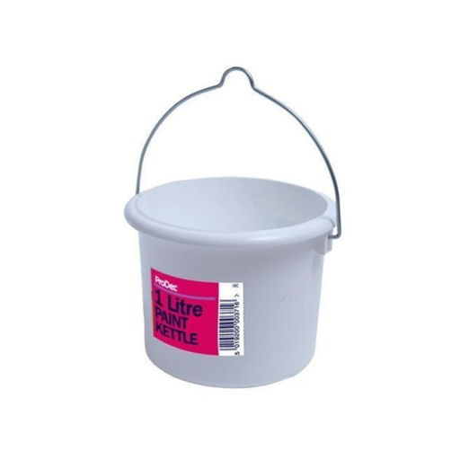 Plastic Paint Can with Lid, 1L