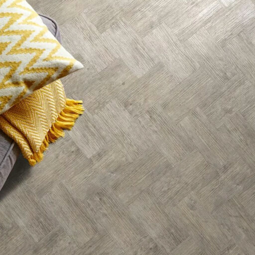 Polyflor Camaro Smoke Brushed Elm Wood Plank Versatile Vinyl Flooring, 152.4x914.4mm Image 2