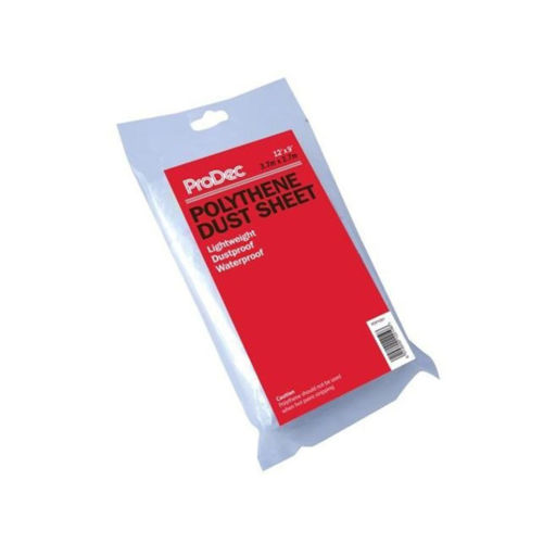 ProDec Polythene Dust Sheet, 3.7x2.7m