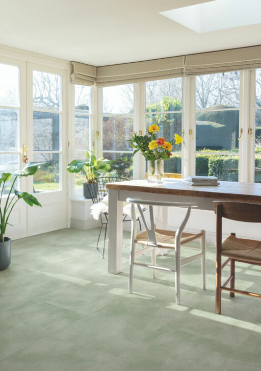 QuickStep Alpha Illume, Soft Sage Vinyl Flooring, 428x6x856mm