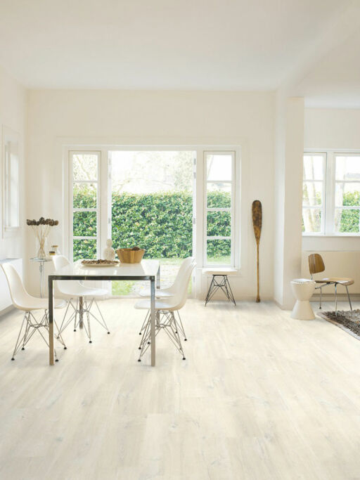 QuickStep Creo Charlotte Oak White Laminate Flooring, 7mm Image 1