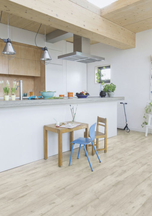 QuickStep Impressive Concrete Wood Light Grey Laminate Flooring, 8mm Image 2