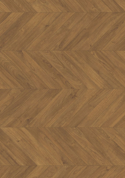 QuickStep Impressive Patterns, Chevron Oak Brown Laminate Flooring, 8mm