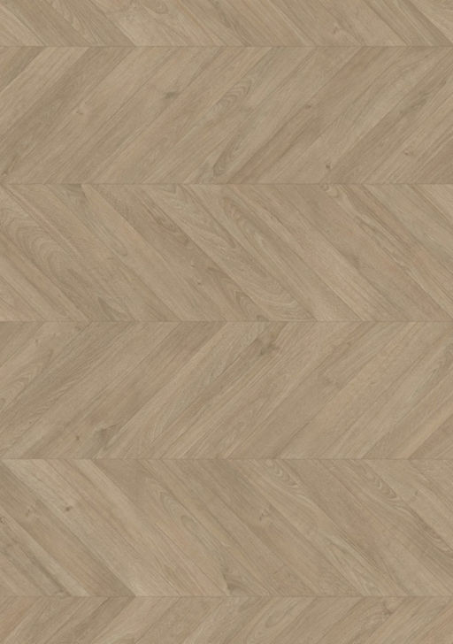 QuickStep Impressive Patterns Chevron Oak Taupe Laminate Flooring, 8 mm