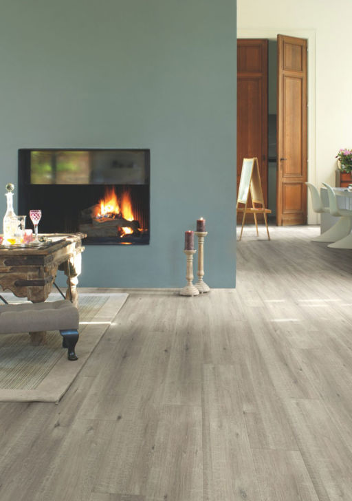 QuickStep Impressive Ultra Saw Cut Oak Grey Laminate Flooring, 12mm