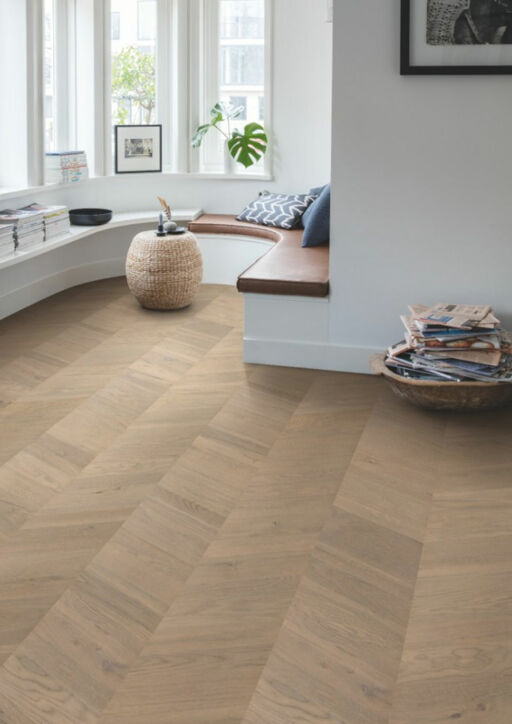 QuickStep Intenso Eclipse Oak Engineered Parquet Flooring, Oiled, 310x13x600mm