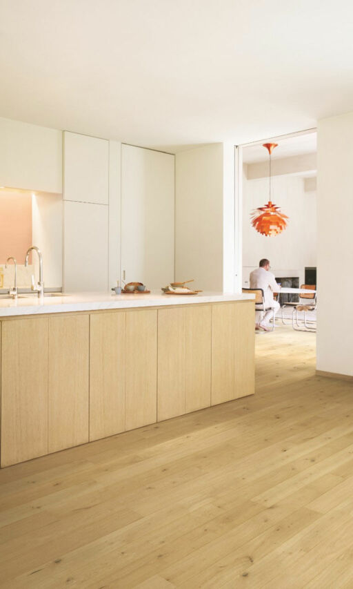 Quickstep Amato Pure Oak Engineered Flooring, Brushed & Extra Matt Lacquered, 145x13x1820mm