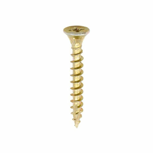TIMco C2 Multi-Purpose Advanced Screws - PZ - Double Countersunk - Yellow 4.0x30mm