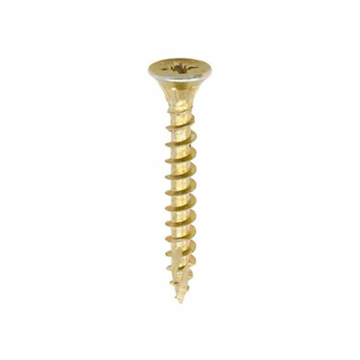 TIMco C2 Multi-Purpose Advanced Screws - PZ - Double Countersunk - Yellow 5.0x50mm