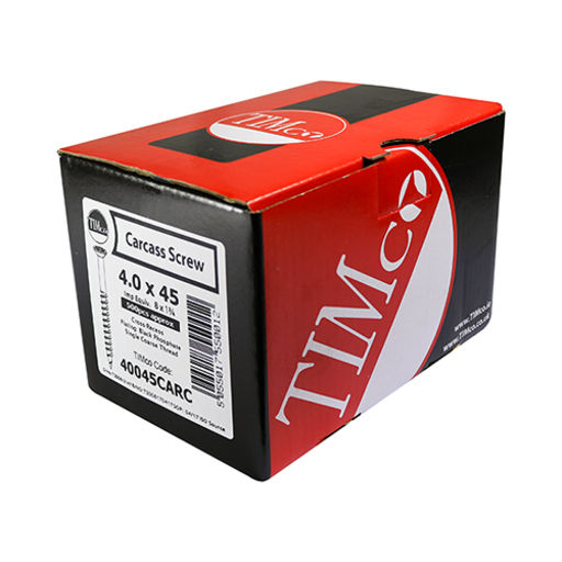 TIMco Carcass Screws - PZ - Black 4.0x45mm Image 2