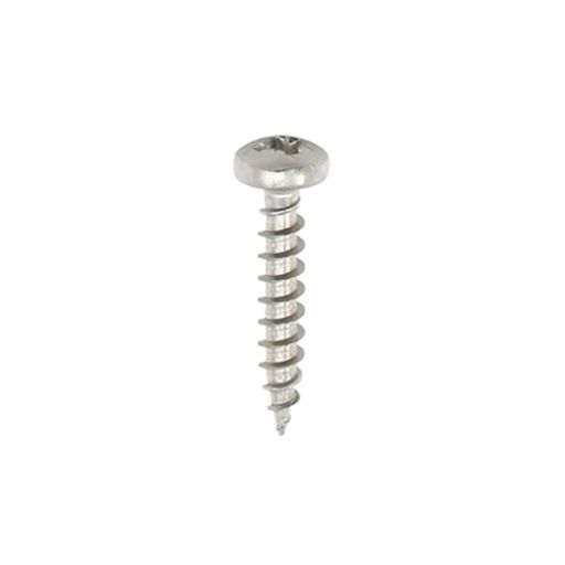 TIMco Classic Multi-Purpose Screws - PZ - Pan Head - Stainless Steel 4.0x20mm