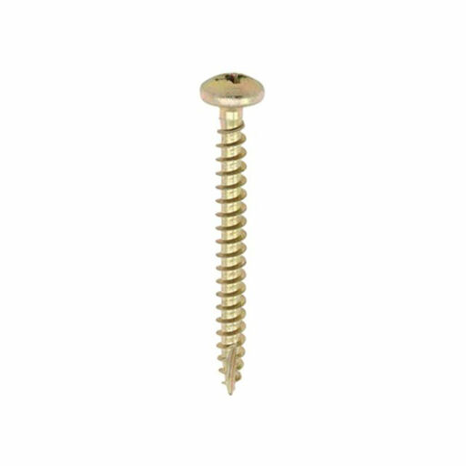 TIMco Classic Multi-Purpose Screws - PZ - Pan Head - Yellow 5.0x30mm