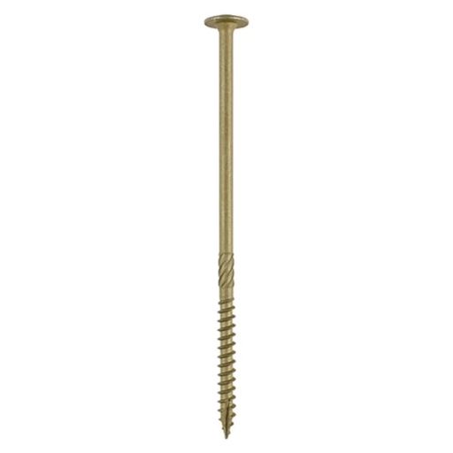 TIMco In-Dex Timber Screws - TX - Wafer - Exterior - Green 8.0 x 250 mm