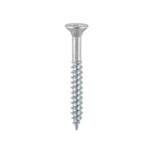TIMco Twin-Thread Woodscrews - PZ - Double Countersunk - Zinc 4.0x80mm