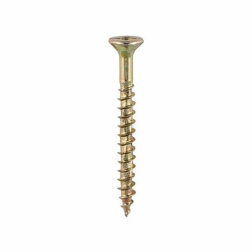 TIMco Velocity Premium Multi-Use Screws - PZ - Double Countersunk - Yellow 3.5x12mm