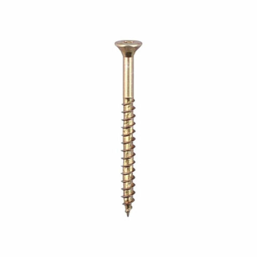 TIMco Velocity Premium Multi-Use Screws - PZ - Double Countersunk - Yellow 4.0x70mm