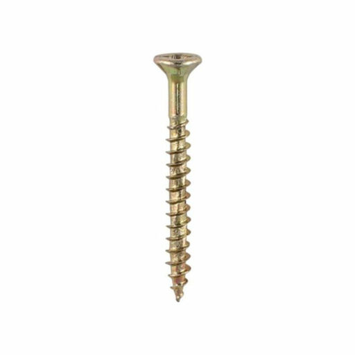 TIMco Velocity Premium Multi-Use Screws - PZ - Double Countersunk - Yellow 3.5x25mm