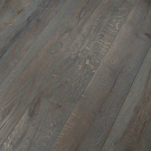 Tradition Antique Engineered Oak Flooring, Distressed, Brushed, Smoked Grey, 220x15x2200mm