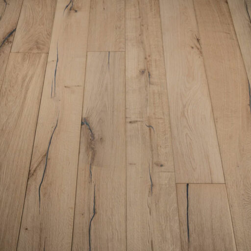 Tradition Antique Oak Engineered Flooring, Rustic, Brushed, Distressed, Unfinished, 190x20x1900mm