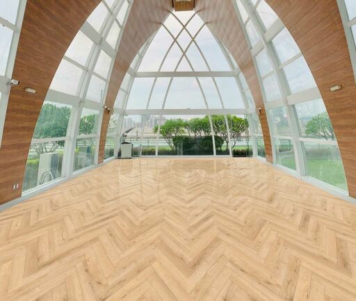Tradition BML Invisible Oak Laminate Flooring, Herringbone, 101x12x606mm