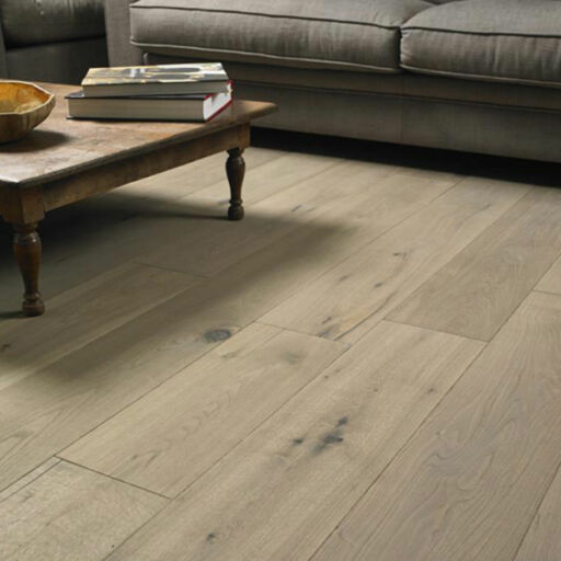 Tradition Classics Merlot Engineered Oak Flooring, Smoked, Distressed, Grey Oiled, 15x190x1900mm