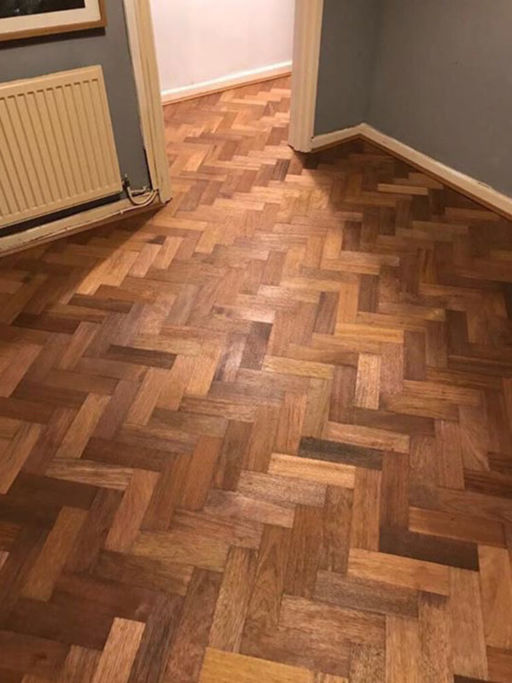 Tradition Classics Solid Merbau Parquet Flooring Blocks, Unfinished, Natural, 70x18x230mm