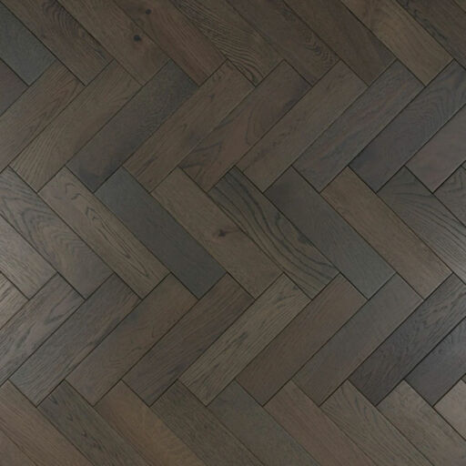 Tradition Engineered Herringbone Flooring, Graphite Grey, Brushed Matt Lacquered, 80x18x300mm Image 4