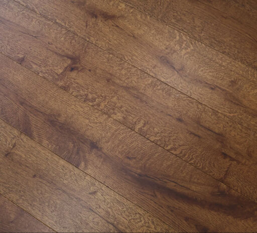 Tradition Engineered Oak Flooring, Golden Brandy, Brushed, Matt Lacquered, 190mm x 14mm x 1900mm Image 3