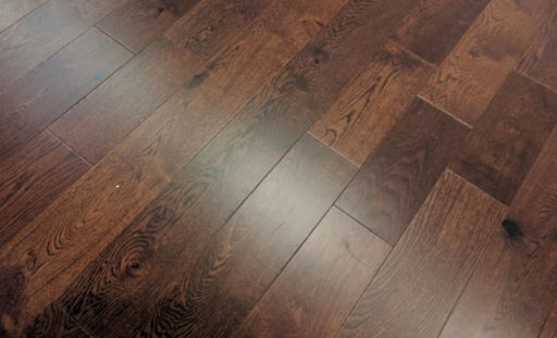 Tradition Engineered Oak Flooring, Walnut Stained, Rustic, Lacquered, 150x3x14 mm