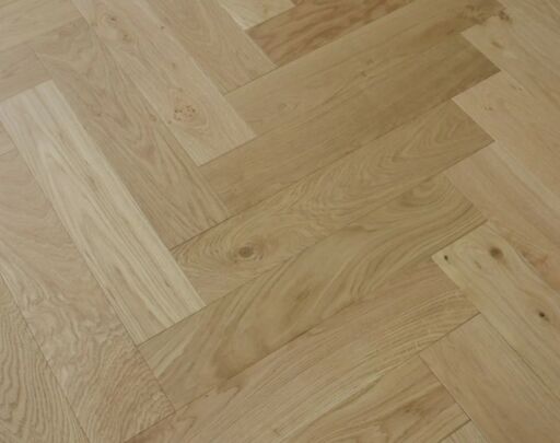 Tradition Engineered Oak Parquet Flooring, Herringbone, Brushed & Oiled, 125x14x600mm Image 2