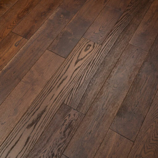 Tradition Engineered Smoked Oak Flooring, Natural, Brushed, Lacquered, RLx125x14mm