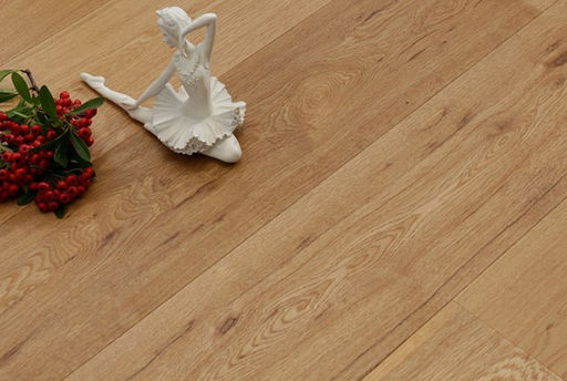 Tradition Oak Engineered Flooring, Rustic, Brushed, Oiled, 1860x15x190 mm