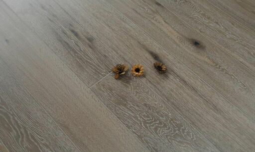 Tradition Select Engineered Oak Flooring, Brushed & Smoked, White UV Oiled 189x15x1860mm