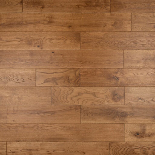 Tradition Solid Golden Oak Hardwood Flooring, Rustic, Handscraped, UV Oiled, 125x18xRL mm