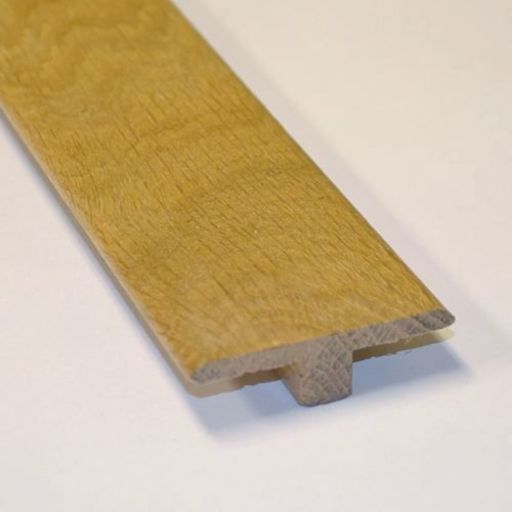 Tradition Unfinished Solid Oak TShaped Threshold, 15mm, 2.4m OTSU15