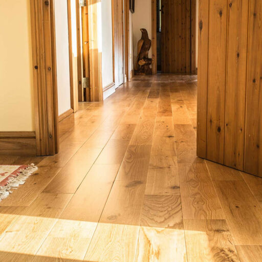 V4 Alpine, Sunlit Oak Engineered Flooring, Rustic, Satin, UV Lacquered, RLx125x18mm