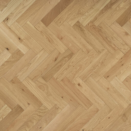 V4 Deco Parquet, Brushed Matt Engineered Oak Flooring, Rustic, Brushed & Matt Lacquered, 90x14x400mm