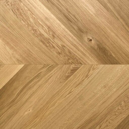 V4 Tundra Engineered Oak Chevron Flooring, Rustic, Brushed & UV Oiled, 90x9x610 mm