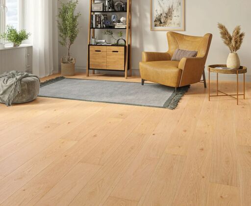 Vilmoss Engineered Oak Flooring, Natural, Brushed, UV Oiled, 190x14x1900mm