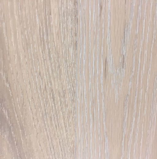 Xylo Oak Engineered Flooring, Polar White Stained Oak, Brushed, UV Oiled, 190x3x14 mm