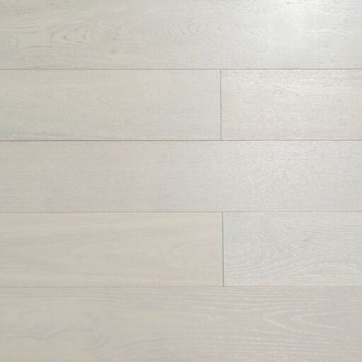 Xylo Pearl White Stained Engineered Oak Flooring, Rustic, UV Oiled, 150x14xRL mm